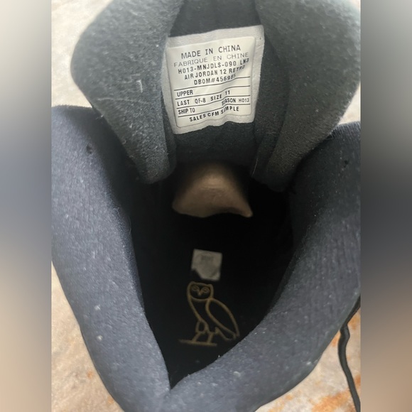 Jordan 12 Retro OVO Black - Picture 14 of 17